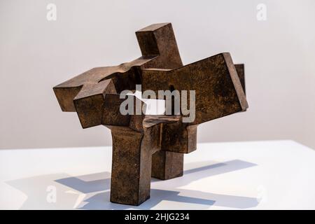 Alrededor del vacío I, 1964, Eduardo Chillida,Museo de Bellas Artes, Bilbao, Spanien Stockfoto