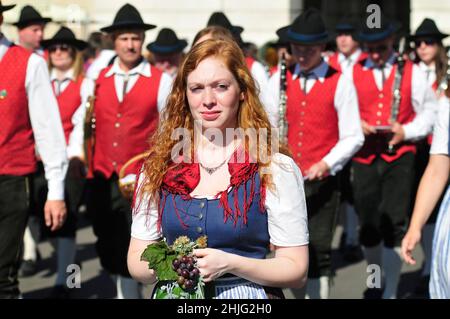 Wien, Österreich. 09. September 2012. Erntefest 2012 in Wien am Heldenplatz Stockfoto