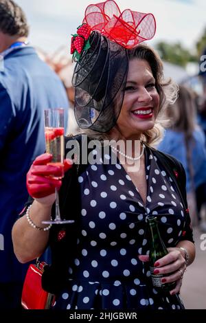 Hallandale Beach, FL, USA. 29th Januar 2022. 29. Januar 2022: Szenen vom Pegasus Weltcup-Tag im Gulfstream Park in Hallandale Beach, Florida am 29th. Januar 2022. Scott Serio/Eclipse Sportswire/CSM/Alamy Live News Stockfoto