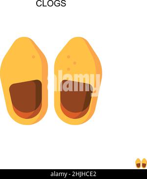 Klumpen einfaches Vektorsymbol. Illustration Symbol Design-Vorlage für Web mobile UI-Element. Stock Vektor