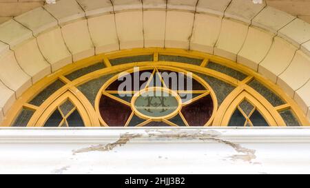 Architektur im Teatro Principal, Ciego de Avila, Kuba Stockfoto