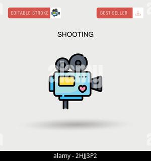 Einfaches Vektorsymbol aufnehmen. Stock Vektor