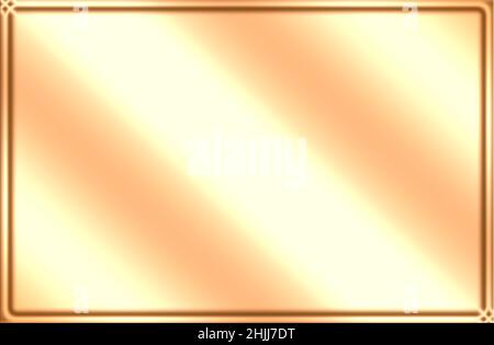 Hintergrund Metallic Chrom Bronze Wand Stockfoto