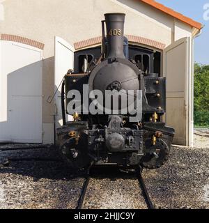 Chemin de fer du Vivarais, Ardèche, Gorges du Doux, Frankreich, Europa