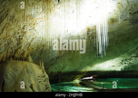 Grottes de Choranche, Vercors, Isère, Rhone Alpes Auvergne, Frankreich, Europa Stockfoto