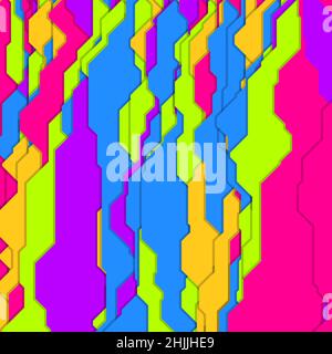 Abstrakt Vertikale Linien generative Kunst Hintergrund Kunst Illustration Stock Vektor