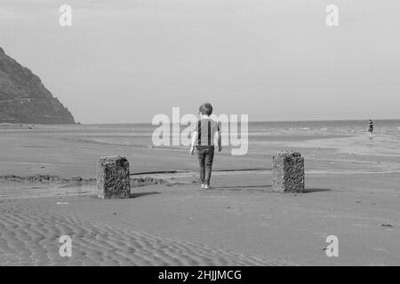 Penmaenmawr ist eine Stadt und Gemeinde in Nord-Wales im County Conwy Stockfoto