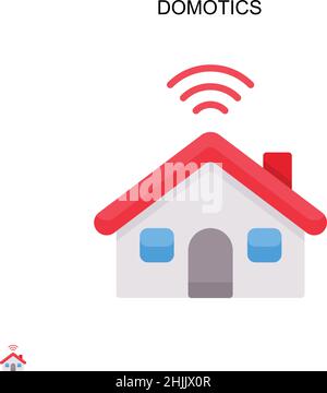 Einfaches Vektorsymbol für Domotik. Illustration Symbol Design-Vorlage für Web mobile UI-Element. Stock Vektor