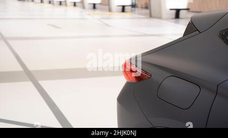 Autostopp-Scheinwerfer, Nahaufnahme Stockfoto