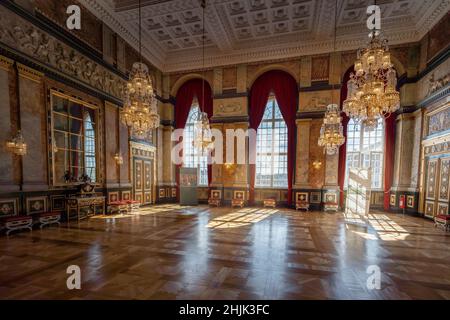 Alexander Room im Schloss Christiansborg - Kopenhagen, Dänemark Stockfoto