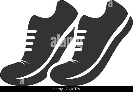 Vorlage zur Illustration für Herrenschuhe Logo Icon Design Stock Vektor