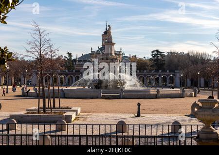 Fuente de la Mariblanca, Aranjuez, Madrid, Spanien Stockfoto