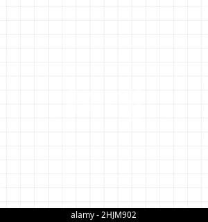 Quadratische gerade Linie Raster Muster Hintergrund Vektor Nahaufnahme 300 dpi.Notebook-Grafik Memo Stück Papier Blatt für Business Notes, Papier driftet, Platz Stock Vektor