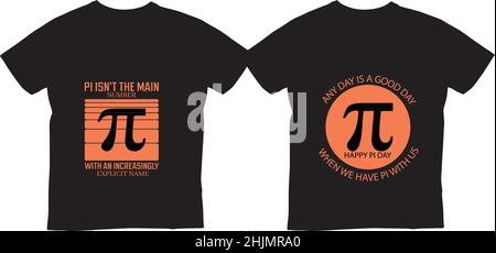 pi Day Events T-Shirt Dieses Design eignet sich am besten für T-Shirts, Tassen und andere Zwecke Stock Vektor