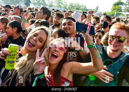 05. September 2021 - BottleRock Festival, Napa, Kalifornien - BottleRock Music Festival Crowd having Fun Stockfoto