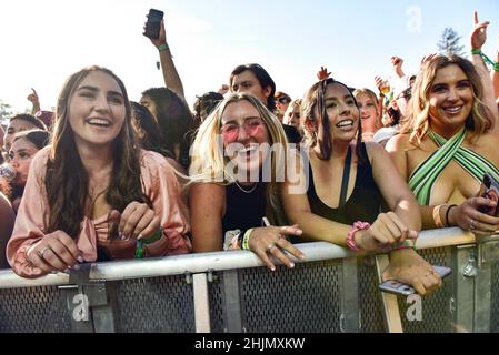 05. September 2021 - BottleRock Festival, Napa, Kalifornien - BottleRock Music Festival Crowd having Fun Stockfoto