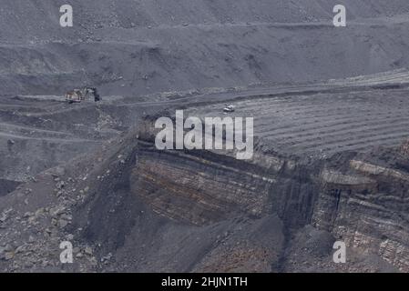 Die Tagebaumine Dawson Mine liegt in der Nähe von Moura Queensland Australia Stockfoto