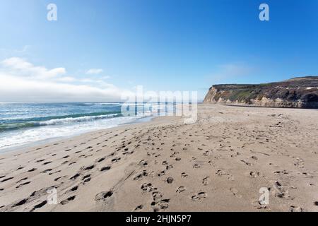 Scott Creek Beach in Santa Cruz County, Kalifornien, um 2012 Stockfoto