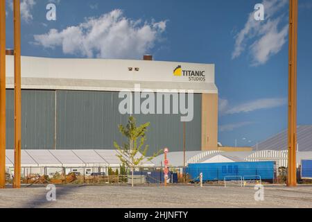 Titanic Exhibition Centre in Hamilton Dock, Belfast, Nordirland Stockfoto