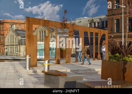 Titanic Exhibition Centre in Hamilton Dock, Belfast, Nordirland Stockfoto