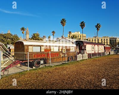 „Raluy Legacy“-Zirkus. Barcelona, Katalonien, Spanien. Stockfoto