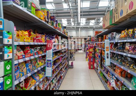 Co Op Ballater Town Centre, Aberdeenshire, Schottland Stockfoto