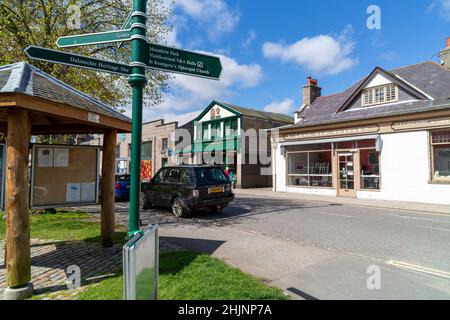 Ballater Town Centre, Aberdeenshire, Schottland Stockfoto