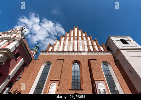 Erzkathedrale Basilika St. Johannes der Täufer - Warschau, Polen Stockfoto