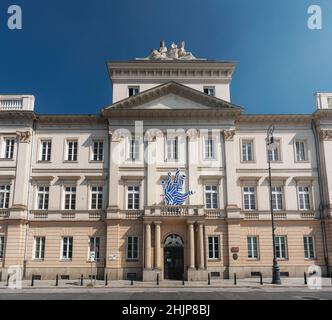 Aleksander Zelwerowicz Nationale Akademie der Dramatischen Künste im Collegium Nobilium Gebäude - Warschau, Polen Stockfoto