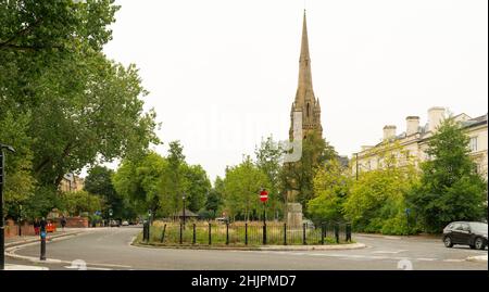 The Welsh Presbyterian Church, Princes Road, Toxteth, Liverpool 8. Erbaut 1868. Bild aufgenommen im September 2021. Stockfoto