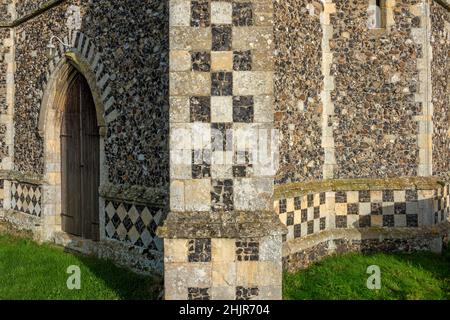 St Peter and St Paul Church, Pettistree, Suffolk, Großbritannien Stockfoto