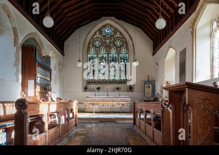 St Peter and St Paul Church, Pettistree, Suffolk, Großbritannien Stockfoto