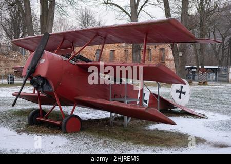 Jedlina-Zdroj, Polen - 12. Januar 2022. Projekt Riese, Schloss Jedlinka. Hier war der Sitz der nazi-Organisation Todt. Es befindet sich im Lower Stockfoto