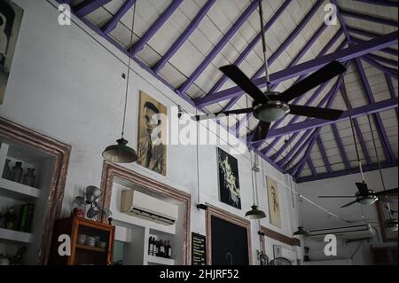 Oh La Bistrot, großartiges Restaurant in Cartagena vom französischen Küchenchef Gilles Dupart, Kolumbien Stockfoto