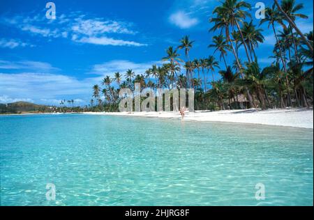Plantation Island, Fidschi Stockfoto