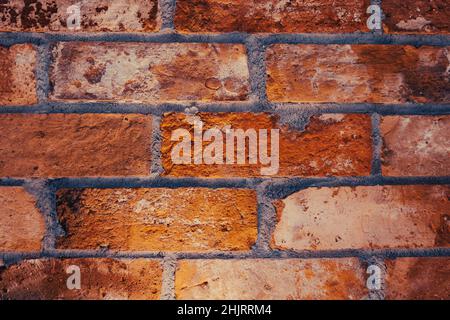 Alte Ziegelwände Details Stockfoto