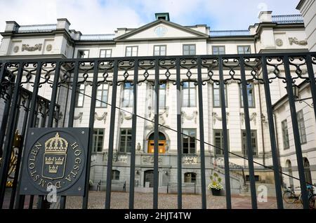 Oberster Gerichtshof Schwedens in Stockholm Stockfoto