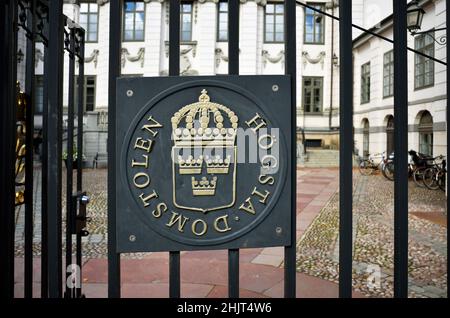 Oberster Gerichtshof Schwedens in Stockholm Stockfoto