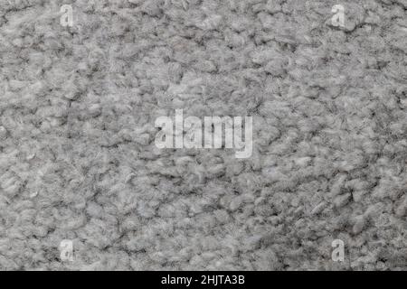 Dunkelgraue Leinenstruktur hautnah Stockfoto