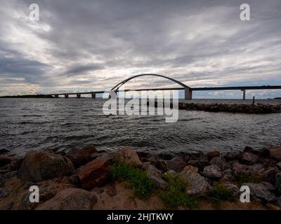 Fehmarsundbrücke in Deutschland, Ostsee Stockfoto