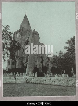 Crowland Abbey. Lincolnshire (1913) Stockfoto