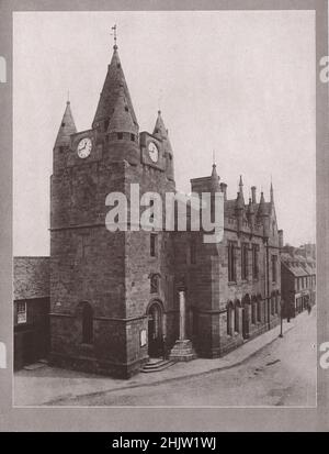 Alter Turm, Tain. Ross und Cromarty (1923) Stockfoto