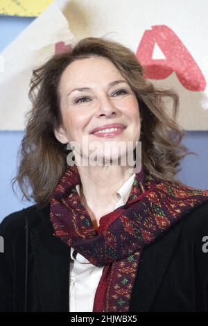 Gast bei der Premiere von Super Heros Malgre Lui im Grand Rex Kino in Paris, Frankreich am 31. Januar 2022. Foto von Aurore Marechal/ABACAPRESS.COM Stockfoto