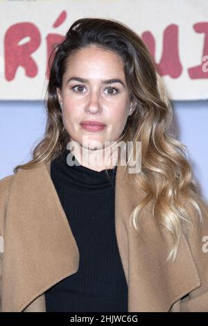 Alice David bei der Premiere von Super Heros Malgre Lui im Grand Rex Kino in Paris, Frankreich am 31. Januar 2022. Foto von Aurore Marechal/ABACAPRESS.COM Stockfoto