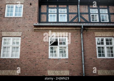 Kopenhagen, Dänemark - 31. Januar 2022. Norrebro ist einer der 10 offiziellen Bezirke der Stadt Kopenhagen. Stockfoto