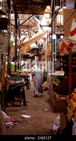 Arabischer traditioneller Bauernmarkt in Hurghada Stockfoto