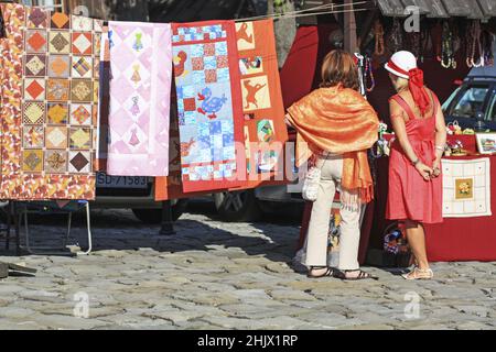 Das Romantic Angel Kunstfestival in Lanckorona, Polen. Stockfoto