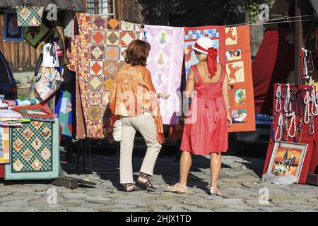 Das Romantic Angel Kunstfestival in Lanckorona, Polen. Stockfoto