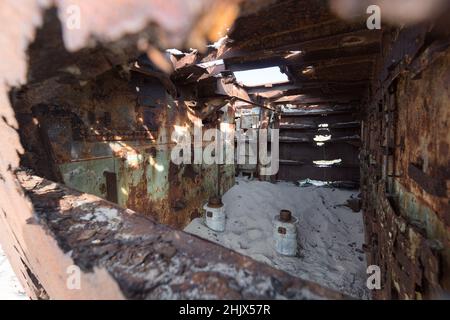 ORP Wicher, ehemaliger Zerstörer der Sowjetischen Marine Project 30bis, Skoryy, in Hel, Polen. September 29th 2021 © Wojciech Strozyk / Alamy Stockfoto Stockfoto