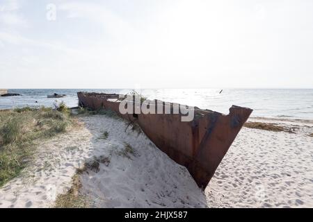 ORP Wicher, ehemaliger Zerstörer der Sowjetischen Marine Project 30bis, Skoryy, in Hel, Polen. September 29th 2021 © Wojciech Strozyk / Alamy Stockfoto Stockfoto